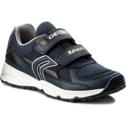 Sneakersy GEOX - J Bernie C J8211C 014AF C4002 D Navy. Niebieskie półbuty męskie skórzane Geox, bez wzorów, na rzepy. W wyprzedaży za 239,00 zł.