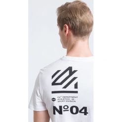 T-shirty męskie: T-shirt męski TSM241 – biały