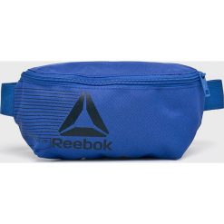Reebok - Nerka. Niebieskie walizki marki Reebok, w paski, z poliesteru. Za 49,90 zł.
