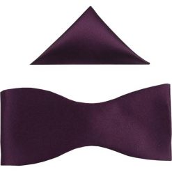Ciemnofioletowa - śliwkowa mucha wiązana. - M5. Muszki męskie Modini Moda Męska, na co dzień, bez wzorów, z tkaniny, eleganckie. Za 59,40 zł.