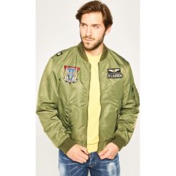 Kurtka bomber Polo Ralph Lauren 710769685. Zielone kurtki męskie Polo Ralph Lauren, xl, bez wzorów, z nylonu, bez kaptura. W wyprzedaży za 1349,00 zł.