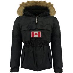 Kurtka zimowa "Bantouneak" w kolorze czarnym. Czarne płaszcze męskie Canadian Peak, na zimę, m, bez wzorów, bez kaptura. W wyprzedaży za 285,95 zł.