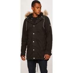 Tommy Jeans - Kurtka. Żółte płaszcze męskie Tommy Jeans, s, bez wzorów, z bawełny, długie, z kapturem. Za 1199,00 zł.