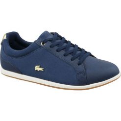 Lacoste Rey Lace 119 737CFA0037NG5 39 Granatowe. Buty sportowe damskie Lacoste, bez wzorów, ze skóry, sportowe. W wyprzedaży za 399,99 zł.