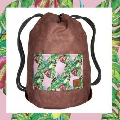 Plecaki męskie: BIRDS & DARK PINK dwustronny plecak SACK IT!
