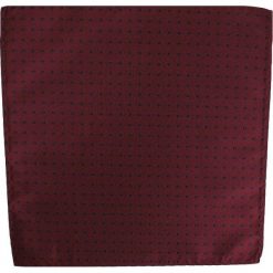 Gustowna Poszetka Męska - Alties - Grochy, Bordowa POSZALTTANIA0053. Czerwone poszetki męskie Alties, w grochy, z materiału, eleganckie. Za 16,90 zł.