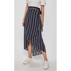Answear - Spódnica. Niebieskie spódniczki damskie ANSWEAR, na co dzień, xs, bez wzorów, z wiskozy, midi, proste. W wyprzedaży za 49,90 zł.