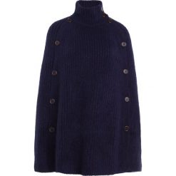 Poncza: J.CREW MASON BUTTON CAPE Ponczo navy