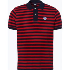 North Sails - Męska koszulka polo, czerwony. Czerwone koszulki polo męskie marki North Sails, m, w paski. Za 349,95 zł.
