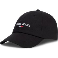 Czapka z daszkiem TOMMY JEANS - Tjw Sport Cap AW0AW07227 BDS. Czarne czapki damskie Tommy Jeans, bez wzorów, z bawełny. Za 139,00 zł.