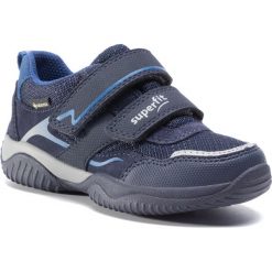 Sneakersy SUPERFIT - GORE-TEX 1-006383-8000 M Blau/Blau. Niebieskie trampki chłopięce Superfit, bez wzorów, z zamszu, na rzepy. Za 339,00 zł.
