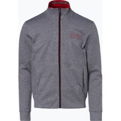 BOSS Athleisurewear - Męska bluza rozpinana – Skaz, niebieski. Niebieskie bluzy męskie marki BOSS Athleisurewear, xxl, w paski, bez kołnierzyka, bez rękawów, bez kaptura. Za 799,95 zł.