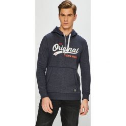 Tom Tailor Denim - Bluza. Szare bluzy męskie TOM TAILOR DENIM, s, z nadrukiem, z bawełny, z kapturem, bez rękawów, z kapturem. W wyprzedaży za 99,90 zł.