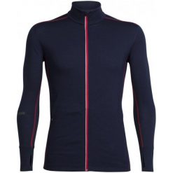 Bluzy męskie: Icebreaker Bluza Termoaktywna Mens Incline Ls Zip Midnight Navy/Rocket M