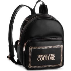 Plecak VERSACE JEANS COUTURE - E1VUBBT6 40329 M27. Czarne plecaki damskie Versace Jeans Couture, bez wzorów, z jeansu, eleganckie. Za 749,00 zł.