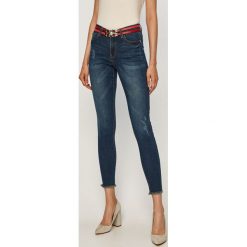 Morgan - Jeansy. Niebieskie jeansy damskie Morgan, w paski, z elastanu. Za 279,90 zł.