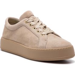 Sneakersy MAXMARA - Jean 476103966 Corda 001. Brązowe półbuty damskie marki MaxMara, na co dzień, bez wzorów, ze skóry, bez obcasa, na płaskiej podeszwie, bez zapięcia. Za 1489,00 zł.