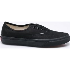 Vans - Tenisówki. Czarne trampki męskie Vans, bez wzorów, z gumy, na sznurówki. Za 259,90 zł.
