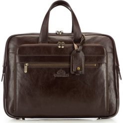 Torba na laptopa 21-3-314-4. Pomarańczowe torby na laptopa Wittchen, w paski, biznesowe. Za 1699,00 zł.