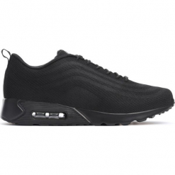 Czarne Buty Sportowe Living The Dream. Czarne buty skate męskie Born2be, z materiału, na sznurówki. Za 99,99 zł.