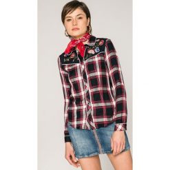 Tally Weijl - Koszula. Szare bluzki damskie marki TALLY WEIJL, s, z haftami, z wiskozy, klasyczne, z klasycznym kołnierzykiem, z długim rękawem. W wyprzedaży za 89,90 zł.