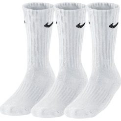 Skarpetogetry piłkarskie: Nike Skarpety 3 pary białe roz. 46-50 (SX4508 101)