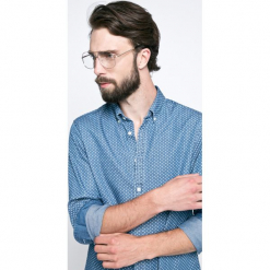 Tommy Hilfiger - Koszula. Szare koszule męskie na spinki TOMMY HILFIGER, l, z bawełny, button down, z długim rękawem. W wyprzedaży za 269,90 zł.