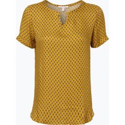 Esprit Casual - Bluzka damska, żółty. Żółte bluzki damskie marki Esprit Casual, z nadrukiem, z materiału, eleganckie, bez kołnierzyka, bez rękawów. Za 69,95 zł.