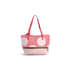 Torby shopper Patrizia Pepe 2V6447/A2NC-F3L0. Czerwone torby damskie na zakupy Patrizia Pepe, bez wzorów, bez dodatków. Za 379,00 zł.