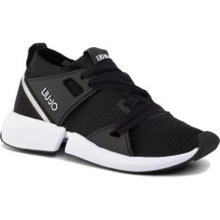 Sneakersy LIU JO - Yulia 01 Sneaker B69045 TX022 Black 22222. Czarne półbuty damskie Liu Jo, z tworzywa sztucznego. W wyprzedaży za 389,00 zł.