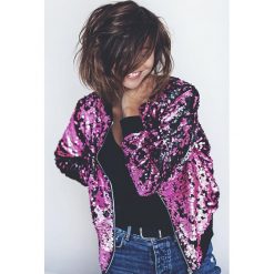 Bluza ROSY PURPLE. Fioletowe bluzy damskie Bluza ROSY PURPLE, s, bez wzorów, bez rękawów, bez kaptura. W wyprzedaży za 119,00 zł.