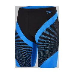 Kąpielówki męskie: Speedo Kąpielówki męskie Chevron Splice Jammer Black/Blue r. 36 (8113497669)