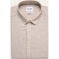 Only & Sons - Koszula. Szare koszule męskie Only & Sons, s, bez wzorów, z bawełny, klasyczne, z klasycznym kołnierzykiem, z długim rękawem. W wyprzedaży za 109,90 zł.