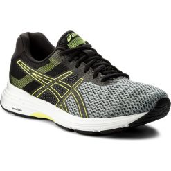 Buty ASICS - Gel-Phoenix 9 T822N Stone Grey/Black/Safety Yellow 1190. Szare buty męskie do biegania marki Asics, z gumy. W wyprzedaży za 279,00 zł.
