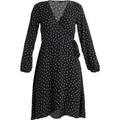 Sukienki: Gina Tricot LINNEA WRAP DRESS Sukienka letnia black/white
