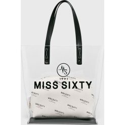 Miss Sixty - Torebka. Torebki klasyczne damskie Miss Sixty, bez wzorów, z bawełny, casualowe, na ramię, duże, bez dodatków. W wyprzedaży za 239,90 zł.