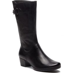 Kozaki MARCO TOZZI - 2-25519-21 Black Antic 002. Czarne kozaki damskie marki Marco Tozzi, ze skóry, na obcasie. Za 399,90 zł.