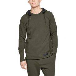 Under Armour Accelerate Off-Pitch Bluza Zielony. Zielone bluzy męskie Under Armour, s, bez wzorów, z bawełny, bez kołnierzyka, bez rękawów, bez kaptura. Za 378,95 zł.