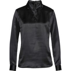 Bluzki damskie: Bluzka satynowa bonprix czarny