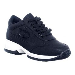 Sneakersy w kolorze czarnym. Czarne trampki i tenisówki damskie Rocco Barocco & Gai Mattiolo. W wyprzedaży za 179,95 zł.