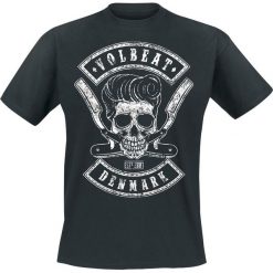 T-shirty męskie: Volbeat Denmark Skull T-Shirt czarny