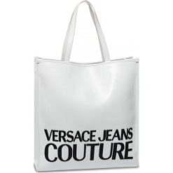 Torebka VERSACE JEANS COUTURE - E1VVBBM9 71412 003. Białe torebki klasyczne damskie Versace Jeans Couture, bez wzorów, z jeansu, klasyczne, bez dodatków. W wyprzedaży za 559,00 zł.