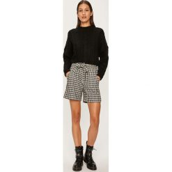 Answear - Sweter. Czarne swetry damskie ANSWEAR, s, bez wzorów, z elastanu, bez rękawów, bez kaptura. W wyprzedaży za 59,90 zł.