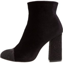 Botki damskie lity: Glamorous Botki na obcasie black