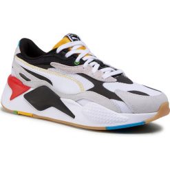 Sneakersy PUMA - RS-X³ Wh 373308 01 Puma White/Puma Black. Białe sneakersy męskie Puma, bez zapięcia. Za 529,99 zł.