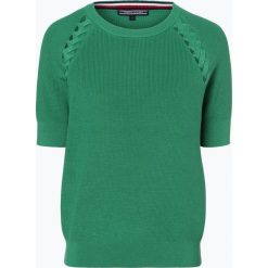 Swetry damskie: Tommy Hilfiger – Sweter damski – Paris, zielony