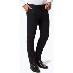 Finshley & Harding London - Męskie spodnie od garnituru modułowego – Hudson, niebieski. Niebieskie spodnie męskie marki Finshley & Harding London, s, bez wzorów. Za 299,95 zł.
