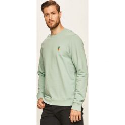Only & Sons - Bluza. Niebieskie bluzy męskie Only & Sons, s, z aplikacjami, z bawełny, z okrągłym kołnierzem, bez rękawów, bez kaptura. W wyprzedaży za 99,90 zł.
