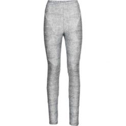 Legginsy biker bonprix szary "used". Szare spodnie damskie bonprix. Za 49,99 zł.