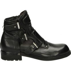 Botki męskie - 409206 NERO2. Czarne botki męskie Venezia, ze skóry. Za 699,00 zł.